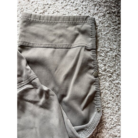 PrAna Pants Mens 38 x 32 Taupe Brown Slim Fit Performance Tech Outdoor Chino - Picture 2 of 9